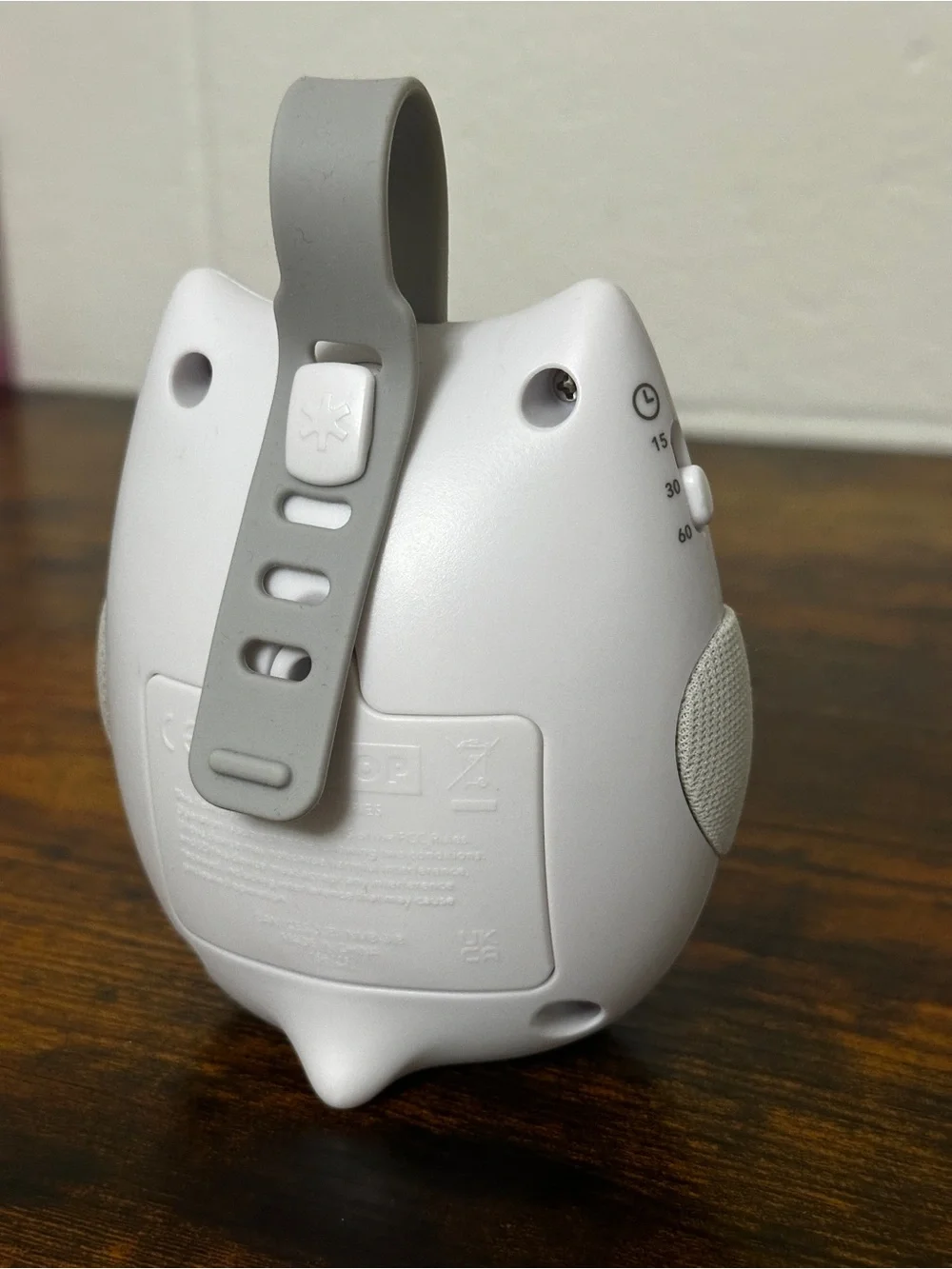White Owl-Shaped Small baby Audio Soother